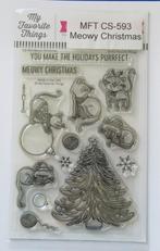 My Favorite Things; Meowy Christmas, Hobby en Vrije tijd, Stempelen, Ophalen of Verzenden, Zo goed als nieuw, Clearstamp