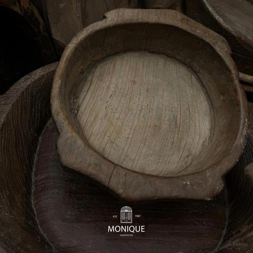 Sobere houten bakjes antiek uit India, decoratie, interieur, Antiek en Kunst, Antiek | Woonaccessoires, Ophalen of Verzenden