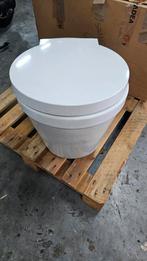 Sanindusa Toiletpot met softclose bril, Ophalen, Nieuw, Steen, Toilet