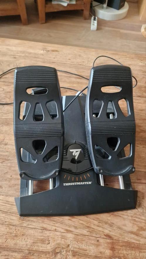 Thrustmaster TFRP t.flight rudder Pedals, Computers en Software, Joysticks, Zo goed als nieuw, Ophalen of Verzenden