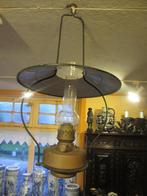 mooie antieke hang olielamp zeer mooi hoogte 66cm, Antiek en Kunst, Ophalen of Verzenden