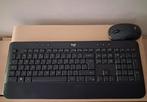 Logitech MK545 Wireless Keyboard and Mouse QWERTY, Computers en Software, Toetsenborden, Ophalen, Zo goed als nieuw, Draadloos