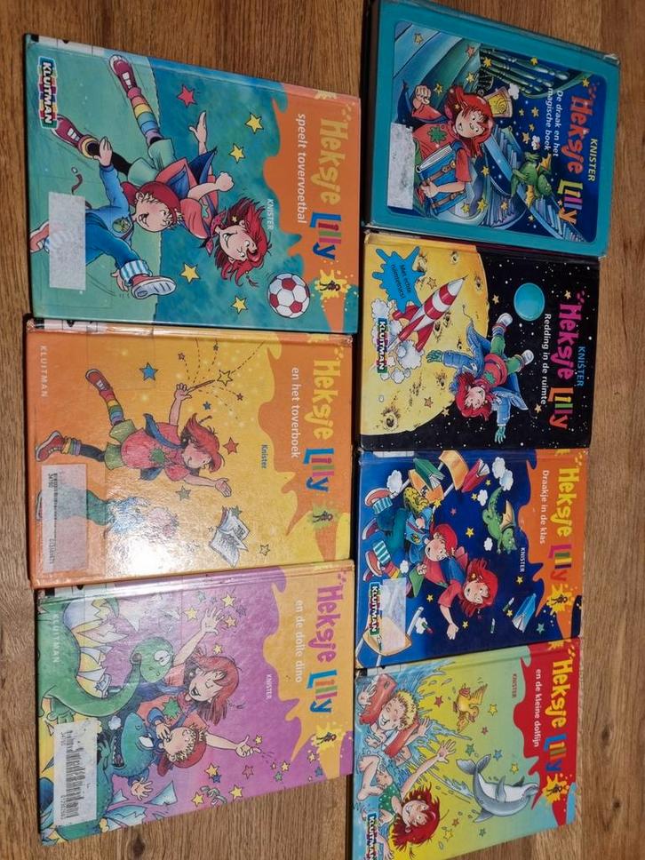 7 Heksje Lilly Boeken - Bieb Exemplaren, Boeken, Kinderboeken | Jeugd | onder 10 jaar, Gelezen, Fictie algemeen, Ophalen of Verzenden