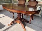 Antieke barok Tafel met 4 Stoelen, Ophalen of Verzenden