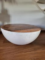 Unieke Bijzettafel - Industrieel Design, Huis en Inrichting, Ophalen, Minder dan 45 cm, Minder dan 55 cm, Gebruikt