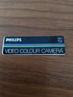 2140 Sticker Philips Video Kleuren Camera, Verzamelen, Stickers, Ophalen of Verzenden