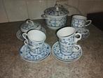 Divers blauw Saksisch servies, Ophalen