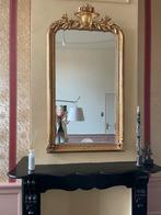 Antieke kuifspiegel, Antiek en Kunst, Ophalen, Rechthoekig