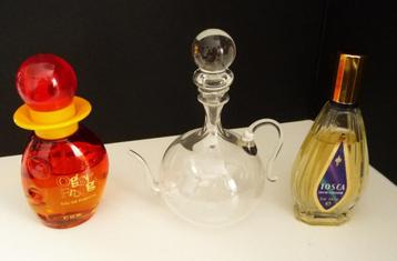 4 PARFUM FL EEN TOSCA , OGGY FROGGI EN KANNETJE, EN 1 GRIEKS beschikbaar voor biedingen