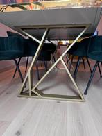 Stijlvolle metalen tafelpoten goud, Ophalen, Gebruikt, 50 tot 100 cm, Metaal