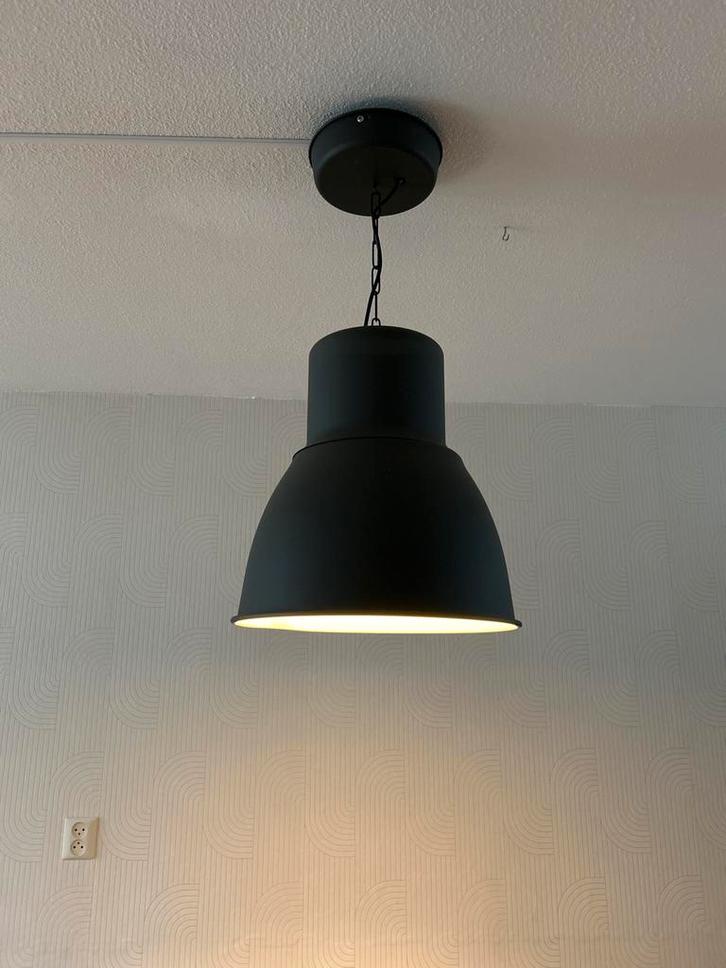 IKEA Hektar Hanglamp - Donkergrijs - 38 cm, Huis en Inrichting, Lampen | Hanglampen, Zo goed als nieuw, Minder dan 50 cm, Metaal