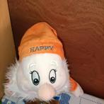 Happy knuffel dwerg van Sneeuwwitje en de 7 dwergen 27 cm, Ophalen of Verzenden