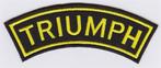 Triumph stoffen opstrijk patch embleem #17, Ophalen of Verzenden, Nieuw
