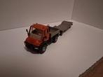 Mercedes-Benz siku unimog met dieplader, Ophalen of Verzenden, Zo goed als nieuw, Bus of Vrachtwagen, SIKU