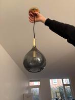 Fest hanglamp blauw glas, Ophalen of Verzenden, Zo goed als nieuw, Glas, Minder dan 50 cm