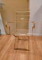 Vintage Plexiglas Stoel Fauteuil Goud Acrylglas, Huis en Inrichting, Stoelen, Ophalen, Zo goed als nieuw, Nvt, Eén