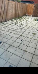 GRATIS!! Tuin tegels 90m2 MOET WEG!!, Tuin en Terras, Tegels en Klinkers, Ophalen, Gebruikt, 10 m² of meer, Beton