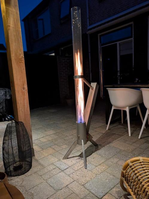 Terrasheater Rookvrij, pellet gestookt, Tuin en Terras, Tuinhaarden, Zo goed als nieuw, Ophalen of Verzenden