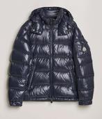 Moncler Maya winterjas L, Ophalen of Verzenden, Zo goed als nieuw, Blauw