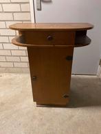 Side tabel, Huis en Inrichting, Tafels | Sidetables, Gebruikt, 50 tot 100 cm, Eikenhout, Overige vormen
