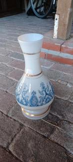 Vintage Lampenkap met Blauwe Bloemen, Ophalen of Verzenden