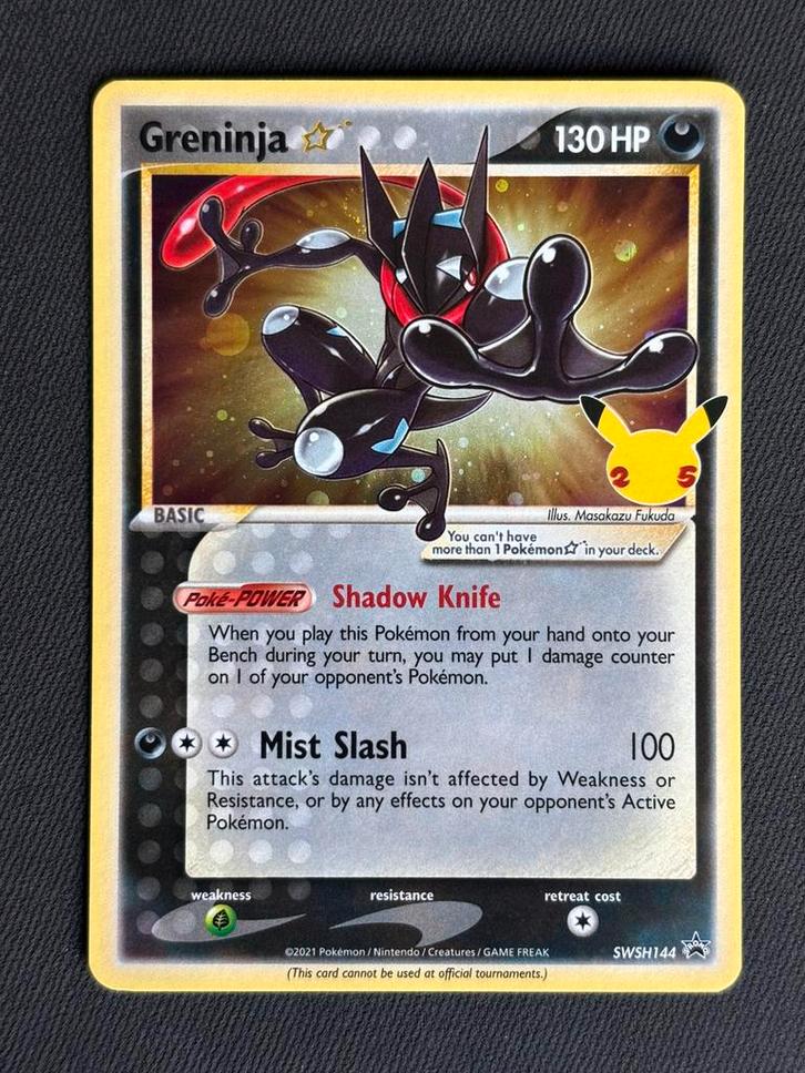 Greninja SWSH144 mint condition!, Hobby en Vrije tijd, Verzamelkaartspellen | Pokémon, Zo goed als nieuw, Losse kaart, Ophalen of Verzenden