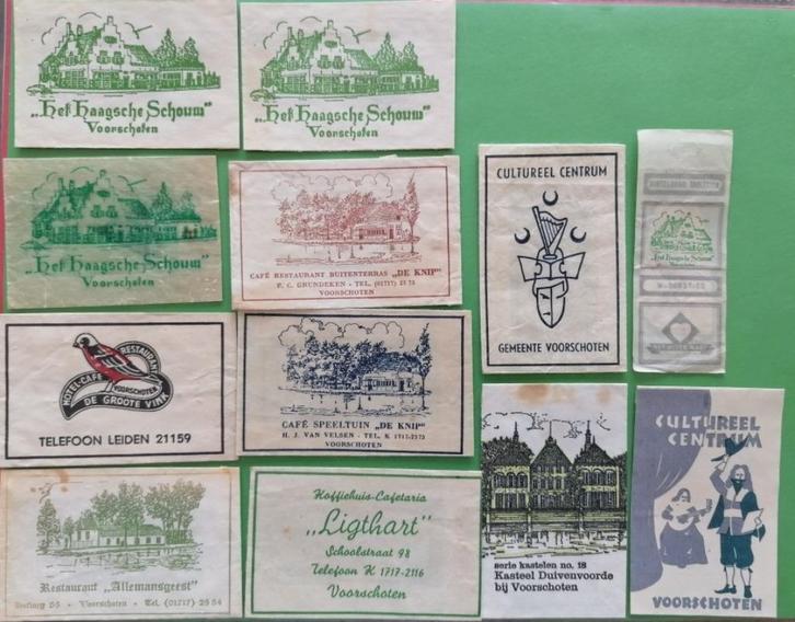 Voorschoten 836, Verzamelen, Suikerzakjes, Verzenden