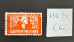 NVPH 135 met Mast Plaatfout 135P1, Ophalen of Verzenden, Gestempeld