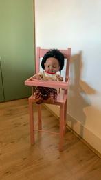 Houten poppenstoel, Ophalen, Zo goed als nieuw, Babypop