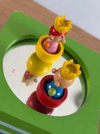 muziekdoosje speeldoosje hout met 2 poppetjes, Kinderen en Baby's, Speelgoed | Houten speelgoed, Ophalen of Verzenden, Zo goed als nieuw