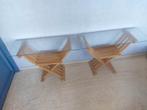 2 kastjes hout met glas, Ophalen, Gebruikt, Glas