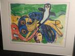 Schilderij Anton Vrede zonder titel, Antiek en Kunst, Kunst | Litho's en Zeefdrukken, Ophalen