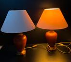 Twee prachtige tafellampen incl lampenkap, Huis en Inrichting, Lampen | Tafellampen, Ophalen, Overige materialen, Past in ieder interieur