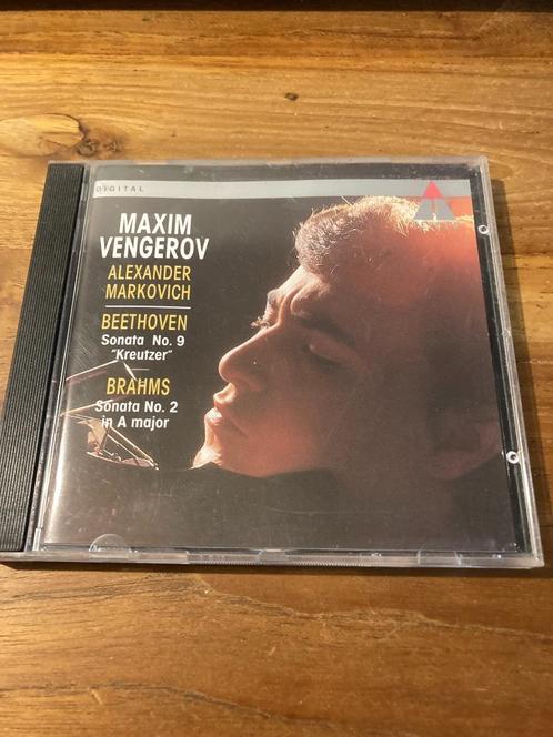 Maxim Vengerov - Beethoven Sonata No. 9, Brahms Sonata No. 2, Cd's en Dvd's, Cd's | Klassiek, Zo goed als nieuw, Orkest of Ballet
