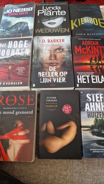 Boekenpakket Thrillers - Diverse Auteurs beschikbaar voor biedingen