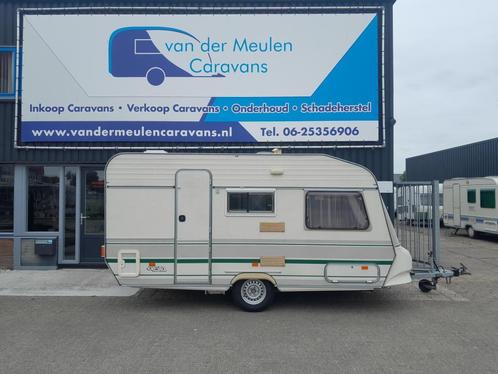 Chateau Chiara Trophee 450, Caravans en Kamperen, Caravans, Bedrijf, tot en met 4, 750 - 1000 kg, Treinzit, Chateau, Dwarsbed