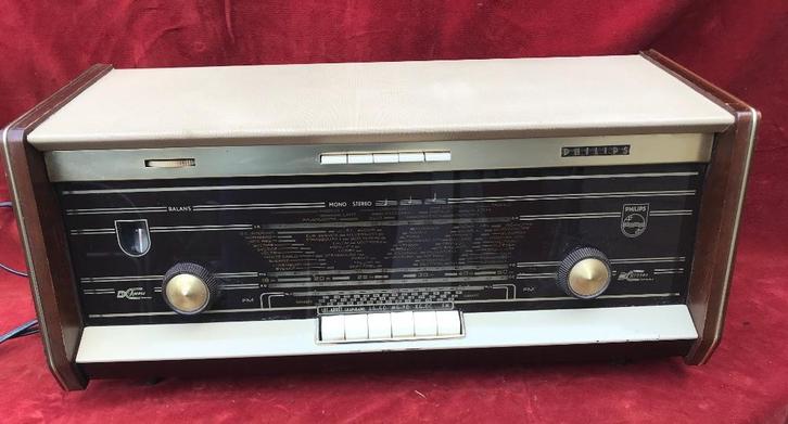 mooie Philips radio type b5x04a., Antiek en Kunst, Antiek | Tv's en Audio, Ophalen