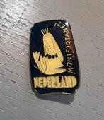 Vintage retro Montfortane Nederland speld broche religieus, Ophalen of Verzenden, Zo goed als nieuw