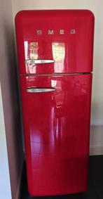 Smeg koelkast fab30 rood, Witgoed en Apparatuur, Koelkasten en IJskasten, 200 liter of meer, 60 cm of meer, Met aparte vriezer