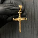 14 karaats gouden kruis hanger