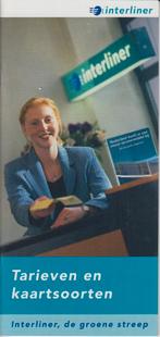 info tarieven en kaartsoorten Interliner, Ophalen of Verzenden, Zo goed als nieuw, Overige soorten, Overige typen