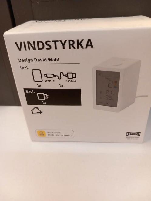 VINDSTYRKA Luchtkwaliteitsensor, smart, Doe-het-zelf en Verbouw, Thermostaten, Nieuw, Ophalen
