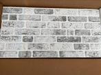 30 stuks steenstrips 3d wandplaten nieuw ( 15m2 ) grijs, Doe-het-zelf en Verbouw, Nieuw, Ophalen
