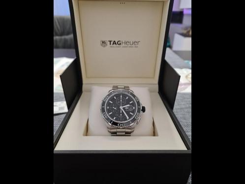 Tag Heuer aquaracer 500m  cak 2110 chronograph, Sieraden, Tassen en Uiterlijk, Horloges | Heren, Zo goed als nieuw, Polshorloge
