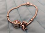 Armband Love, Family, Heart, engel, levensboom. Pandora look, 4 bedels of meer, Ophalen, Zilver, Overige merken