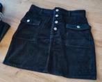 Ribstof rokje maat M, Kleding | Dames, Rokken, Ophalen of Verzenden, Zo goed als nieuw, Zwart, Boven de knie