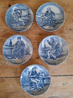 Aperitief bordjes Boch, Ophalen of Verzenden