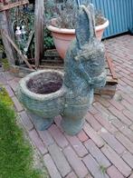 betonnen tuinbeeld ezel met bloembak - schoen, Ophalen, Gebruikt, Beton, Overige typen
