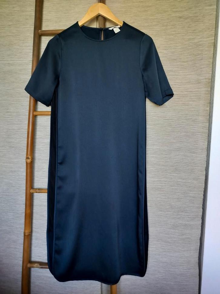 H&M jurk. Maat 36, Kleding | Dames, Jurken, Zo goed als nieuw, Blauw, Ophalen of Verzenden