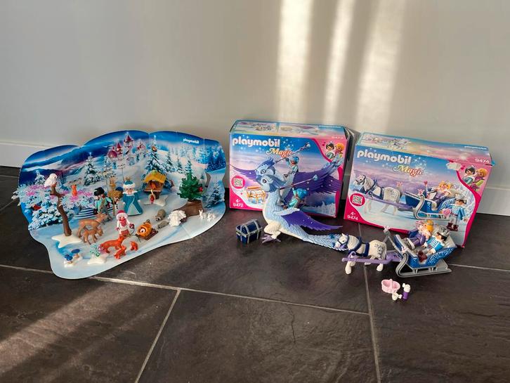 Playmobil Magic IJsfeeën set met koets, Kinderen en Baby's, Speelgoed | Playmobil, Zo goed als nieuw, Complete set, Ophalen of Verzenden